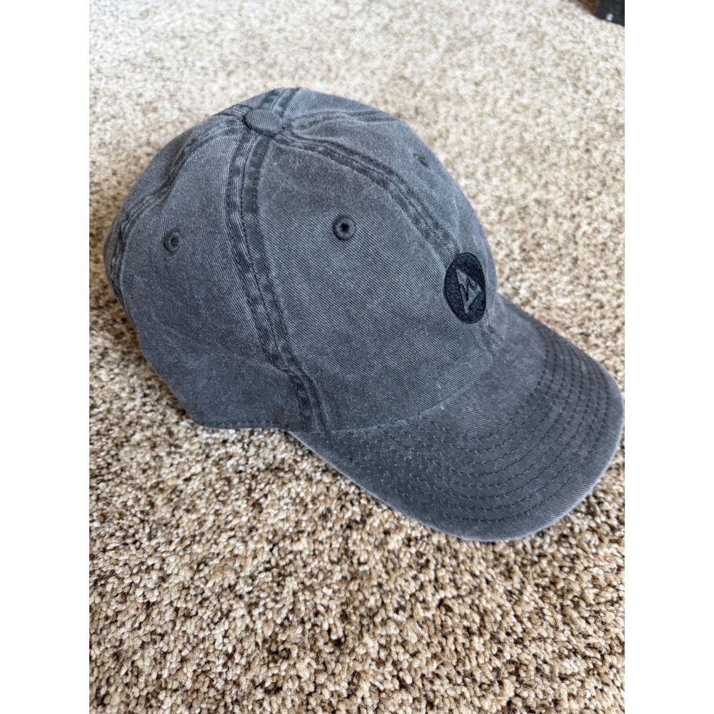 Atlantis Headwear Digg Washed Black Baseball Cap Adjustable Dad Hat Charcoal